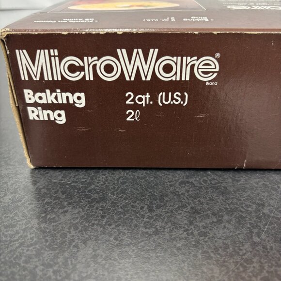 Vintage Anchor Ovenware Baking Ring For The Microwave In Box with Instructions - Picture 11 of 11